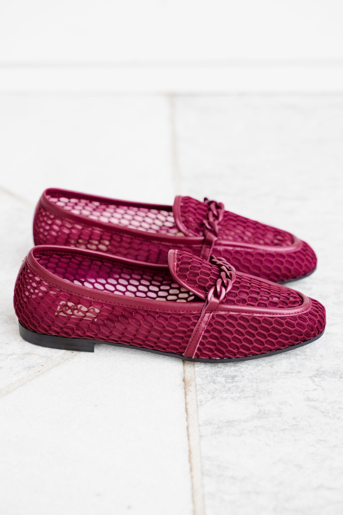 MIA Lightweight Mesh Loafer with Chain