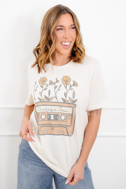 Plus/Reg Short Sleeve "Vintage Soul" Graphic Tee