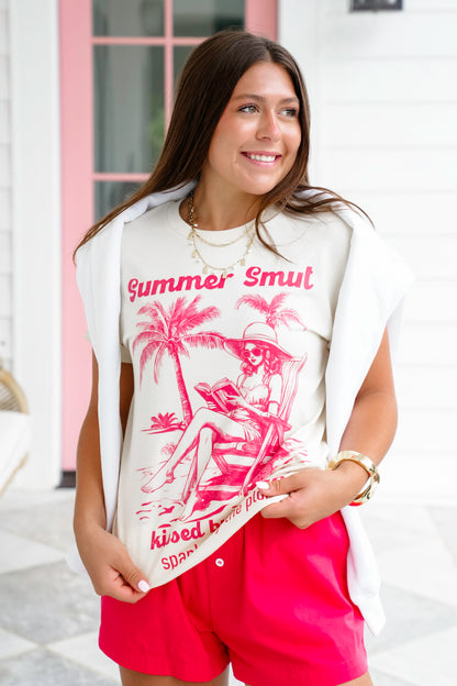 Plus/Reg Short Sleeve "Summer Smut Kissed By The Sun" Graphic Tee
