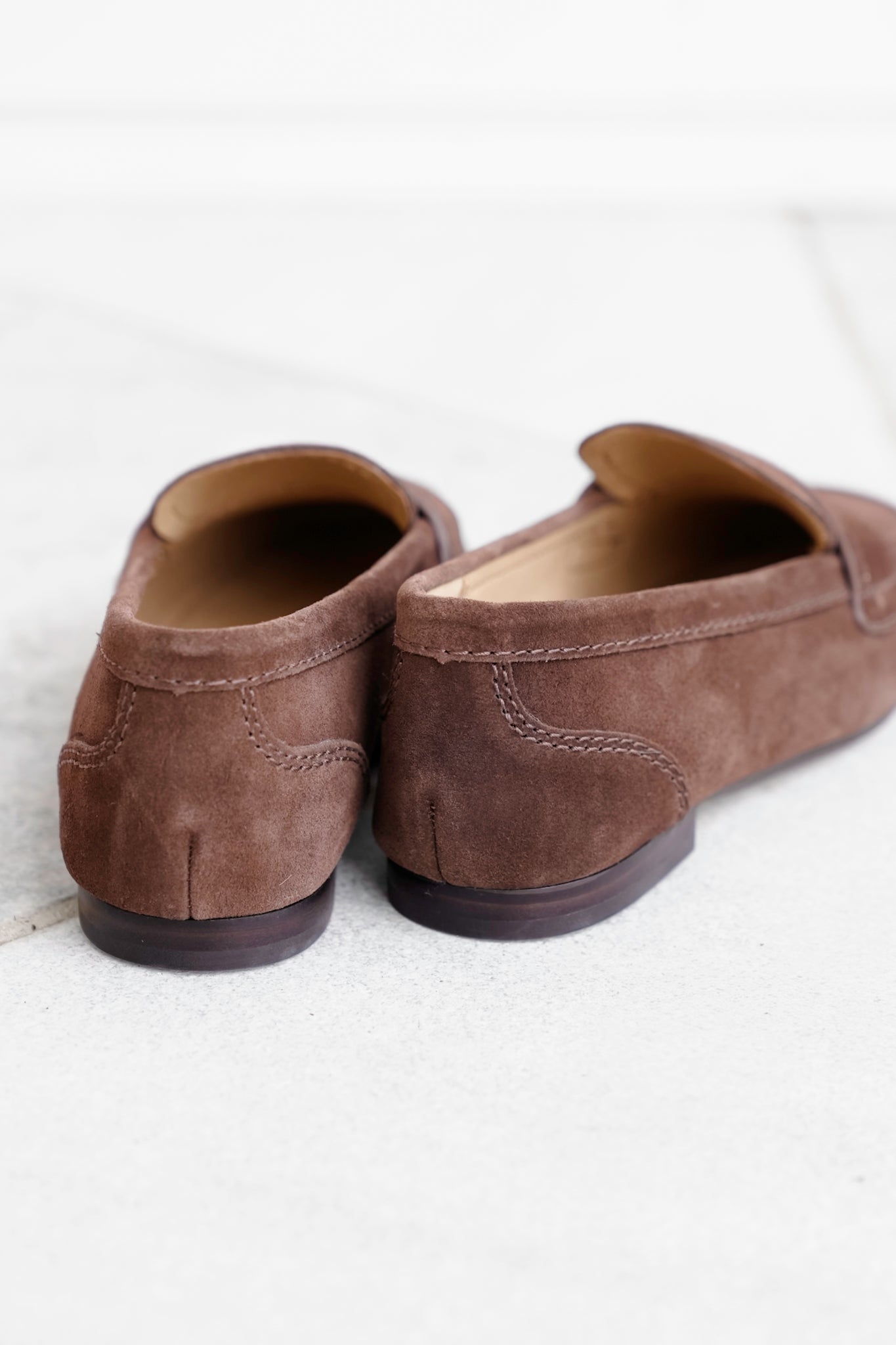 MIA Suede Slip On Loafers