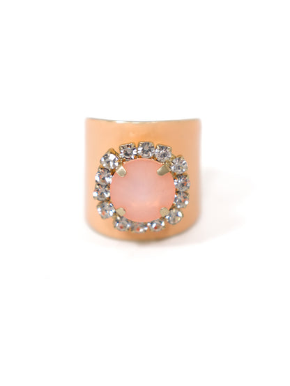 TOVA Jacci Fairy Dust Enamel Ring with Crystal Detail