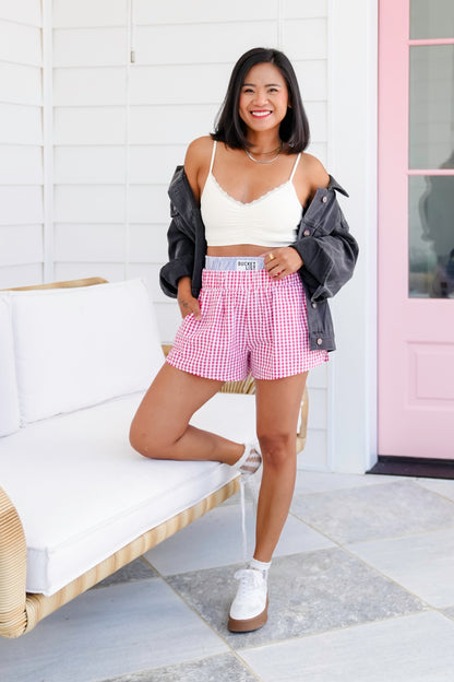 Solid Sleeveless Bralette with Lace Detail