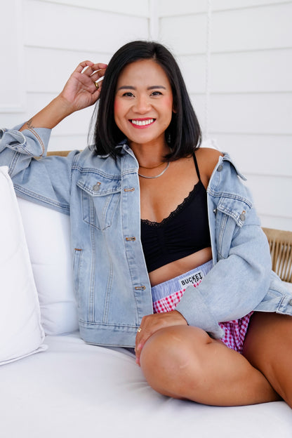 Solid Sleeveless Bralette with Lace Detail