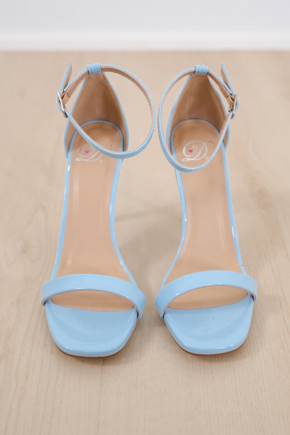 Open Toe Stiletto High Heel with Ankle Strap