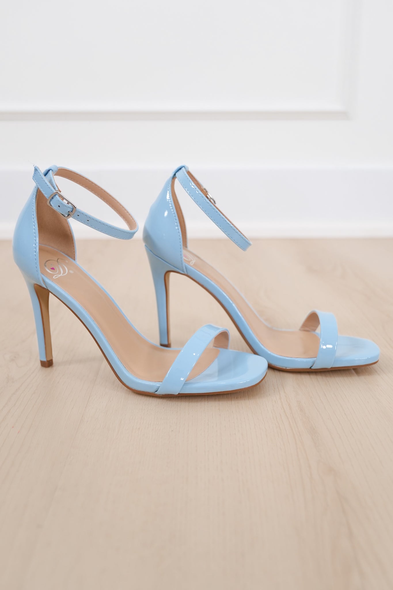 Open Toe Stiletto High Heel with Ankle Strap