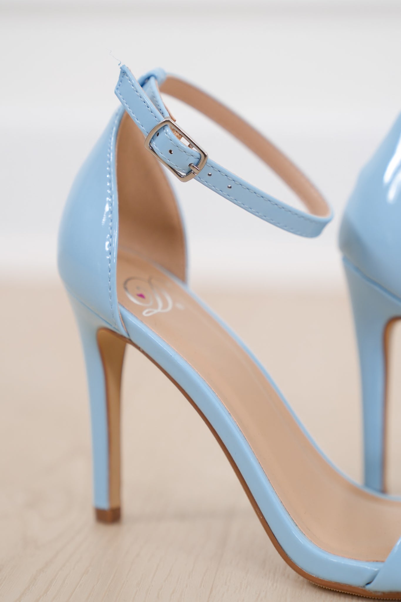 Open Toe Stiletto High Heel with Ankle Strap