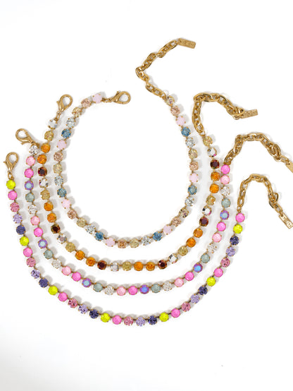 TOVA Oakland Gold Plated Crystal Necklace