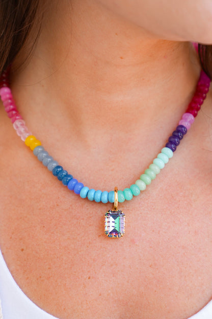 TOVA Candy Rainbow Necklace