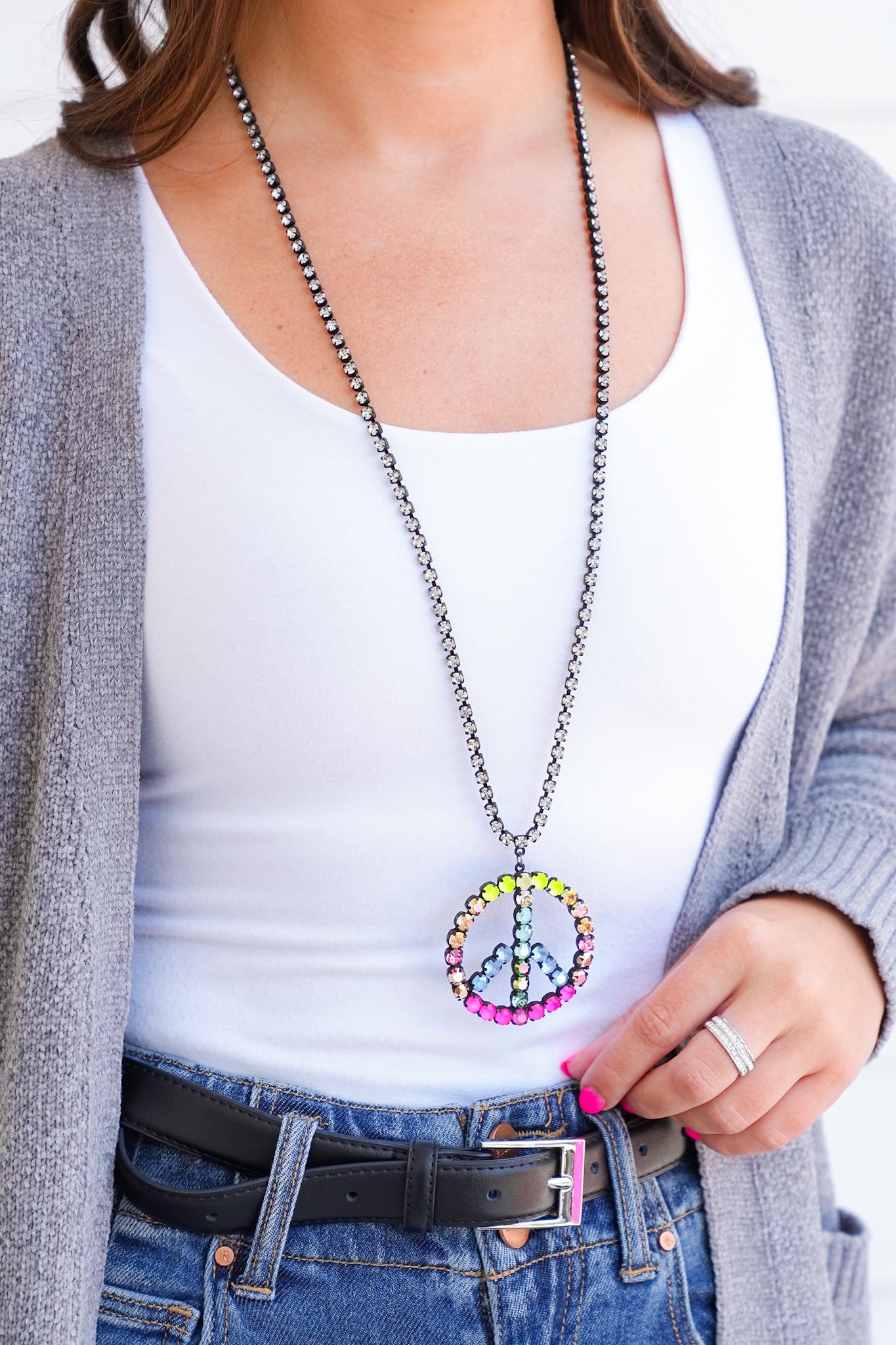 TOVA Woodstock Necklace In Electrics