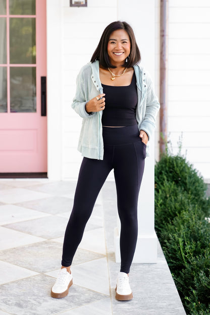 Black Light Sculpt High-Waisted Leggings