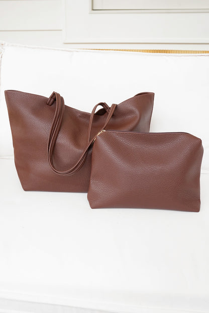 Alma Vegan Leather Tote Bag
