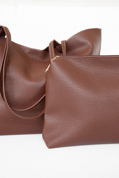 Alma Vegan Leather Tote Bag