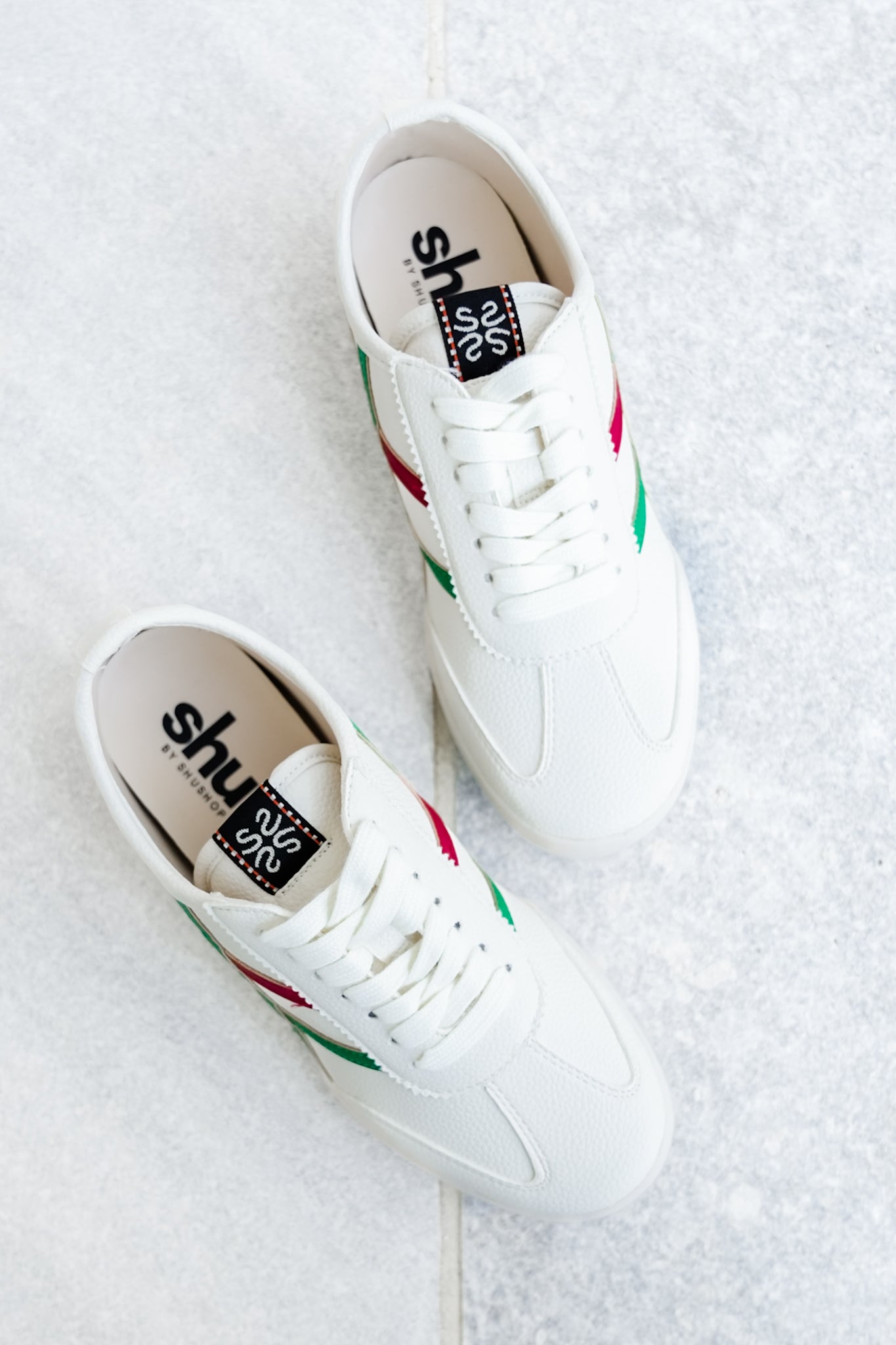 Shu by Shu Shop Retro Inspired Vegan Leather Low Top Sneaker