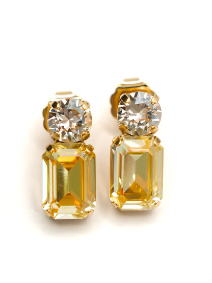 TOVA Jolene Antique Gold Plated Drop Earrings