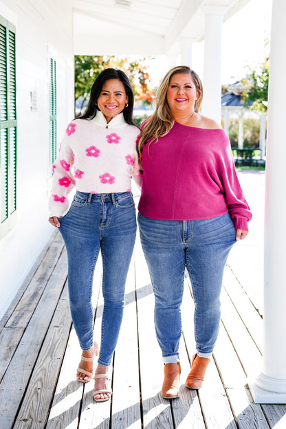 Judy Blue Baby It's Cold Outside Classic Thermal Skinny Jeans