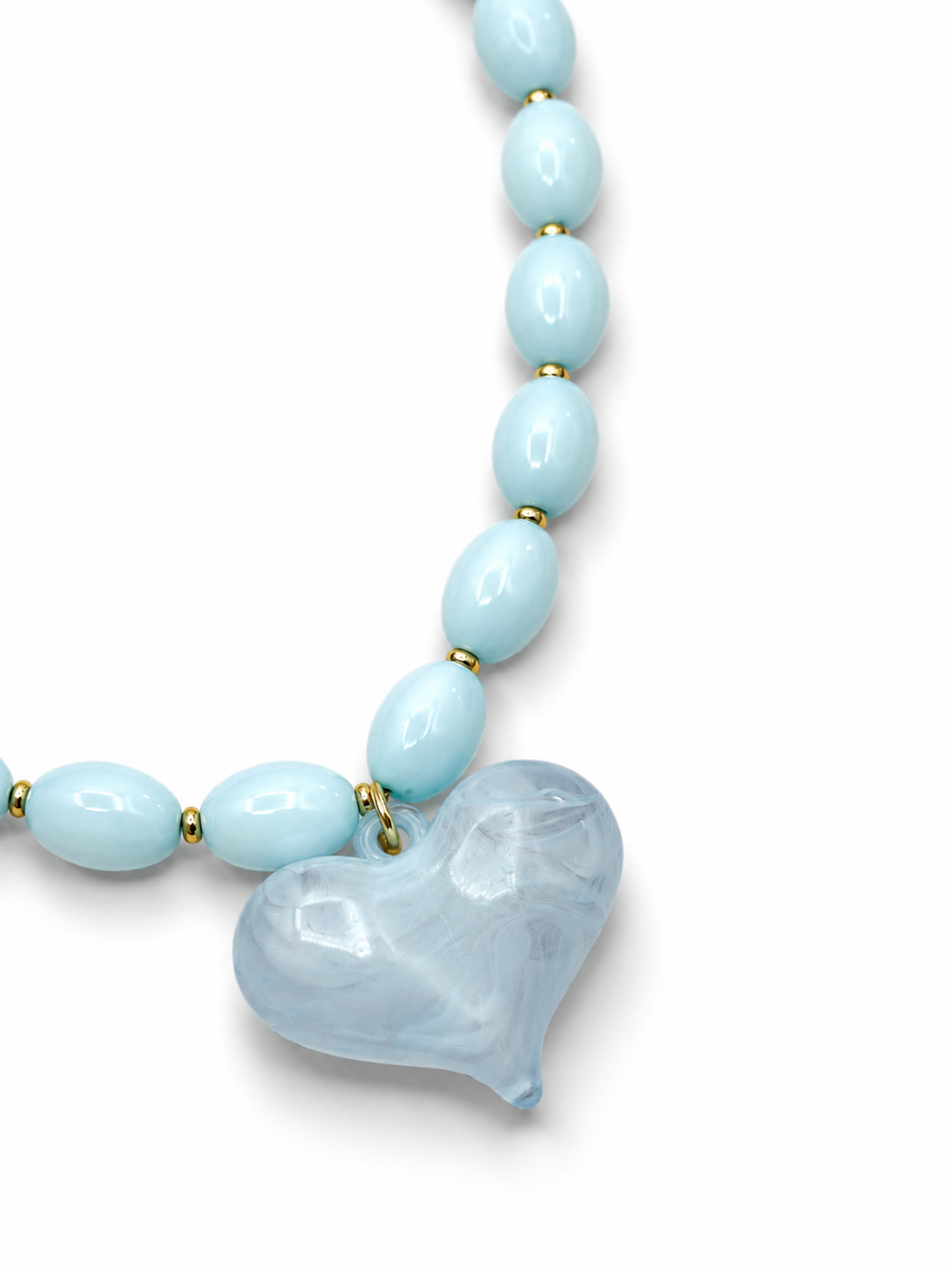 Gemelli Light Blue Roxie Necklace
