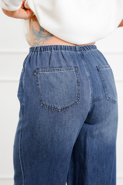 Judy Blue High Rise Dark Wash Palazzo Jeans