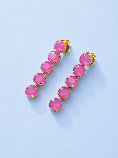 TOVA Oakland Opal Crystal Drop Earrings