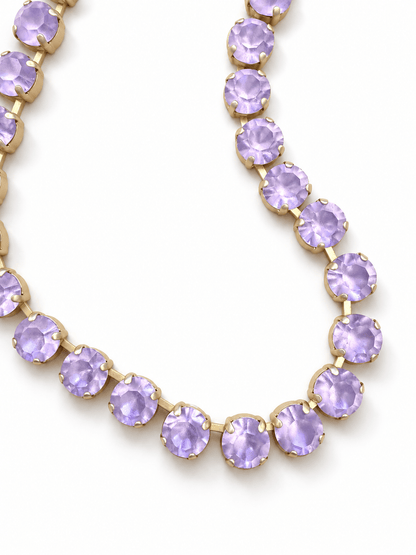 Restock! TOVA Oakland Necklace in Violet Matte - Freckled Poppy