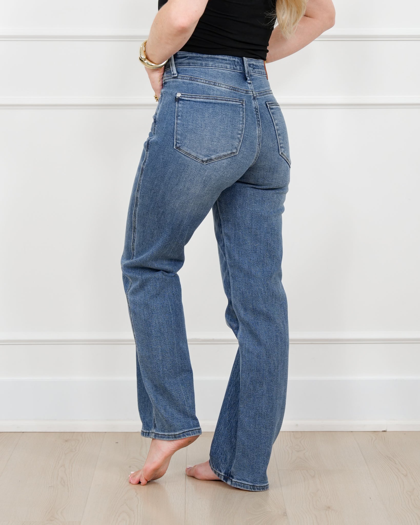Restock! Judy Blue ALEX'S FAVE Mid Rise Medium Wash Button Fly