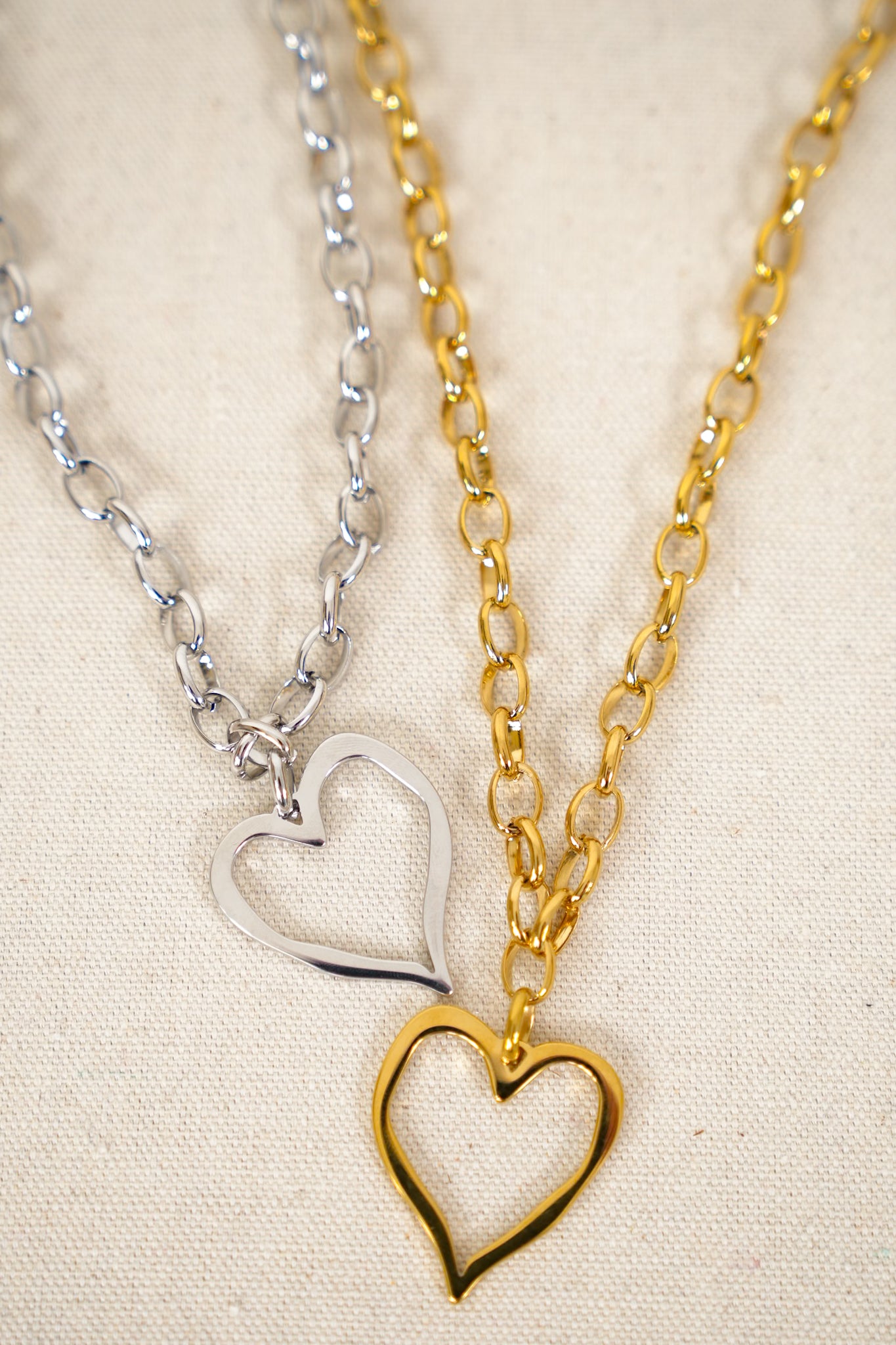 Chansutt Pearls Large Open Heart Necklace – Freckled Poppy