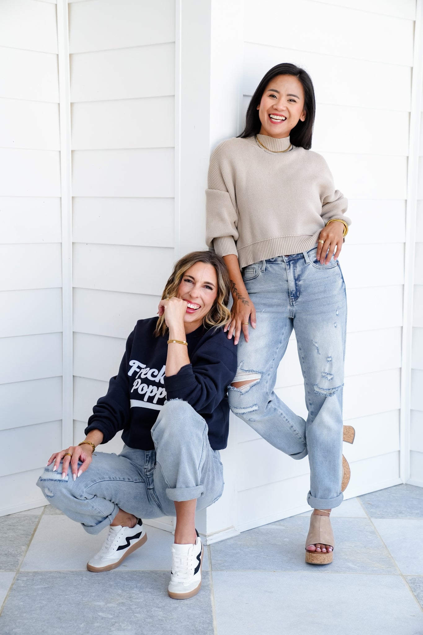 Judy Blue Mid Rise Light Wash Cuffed Boyfriend Jeans with Distressed Repair Stitch