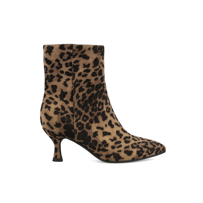 MIA Vegan Suede Pointed Toe Ankle Boot