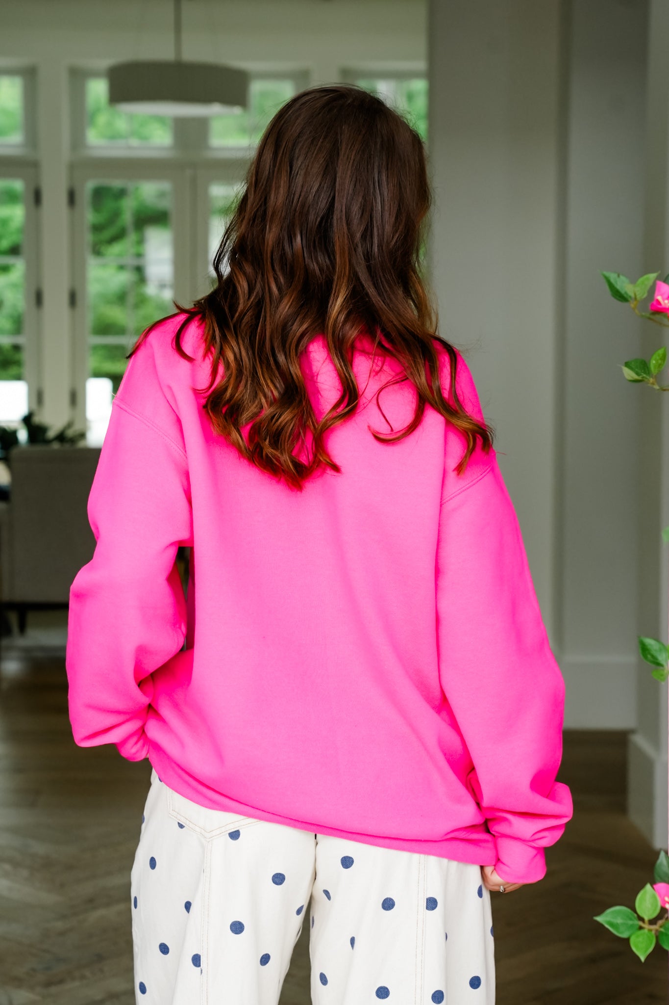 Plus/Reg Long Sleeve "Margs" Graphic Sweatshirt