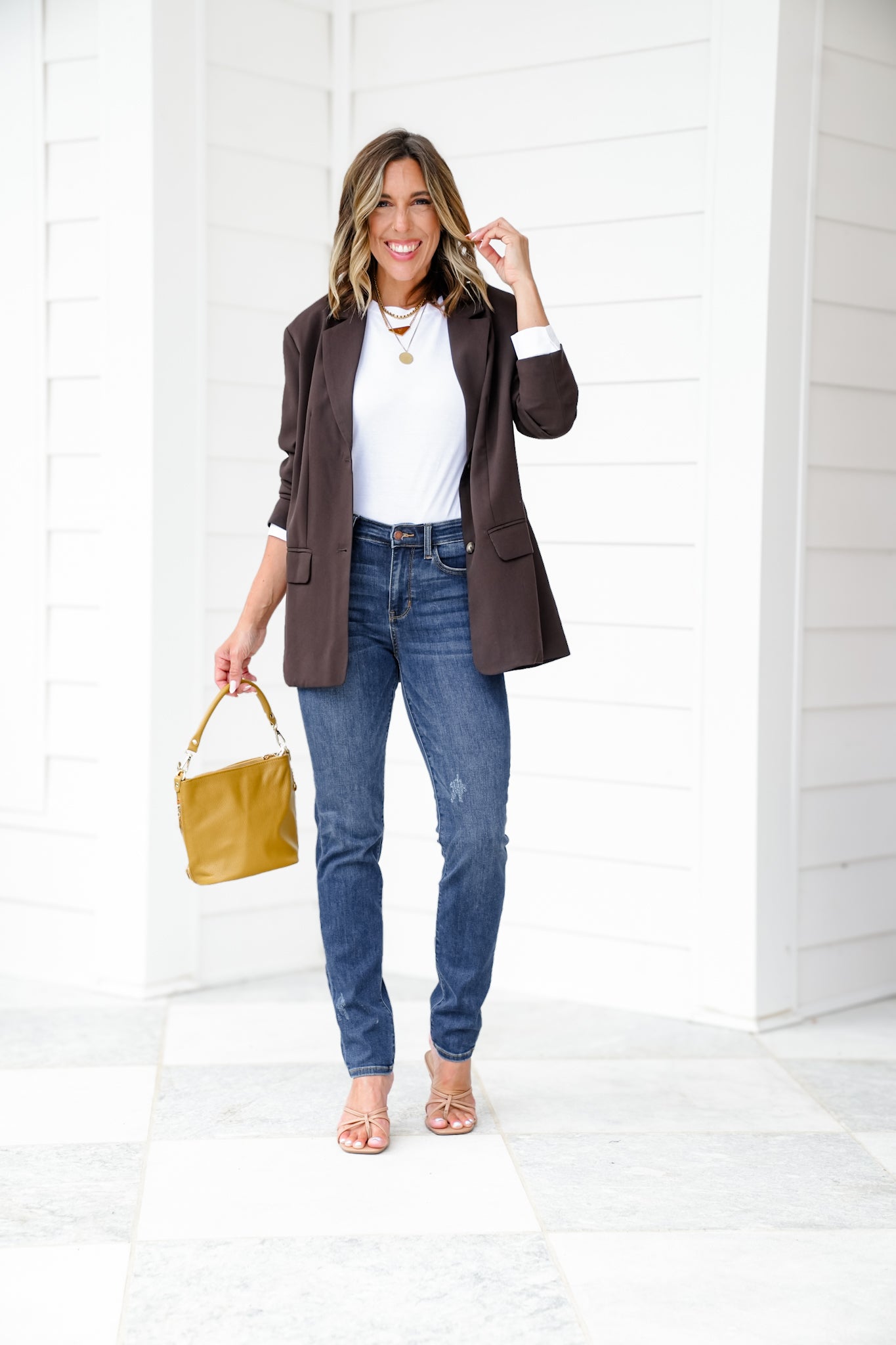 Judy Blue Meant To Be Mid Rise Dark Wash Multiple Inseam Relaxed Fit Jeans