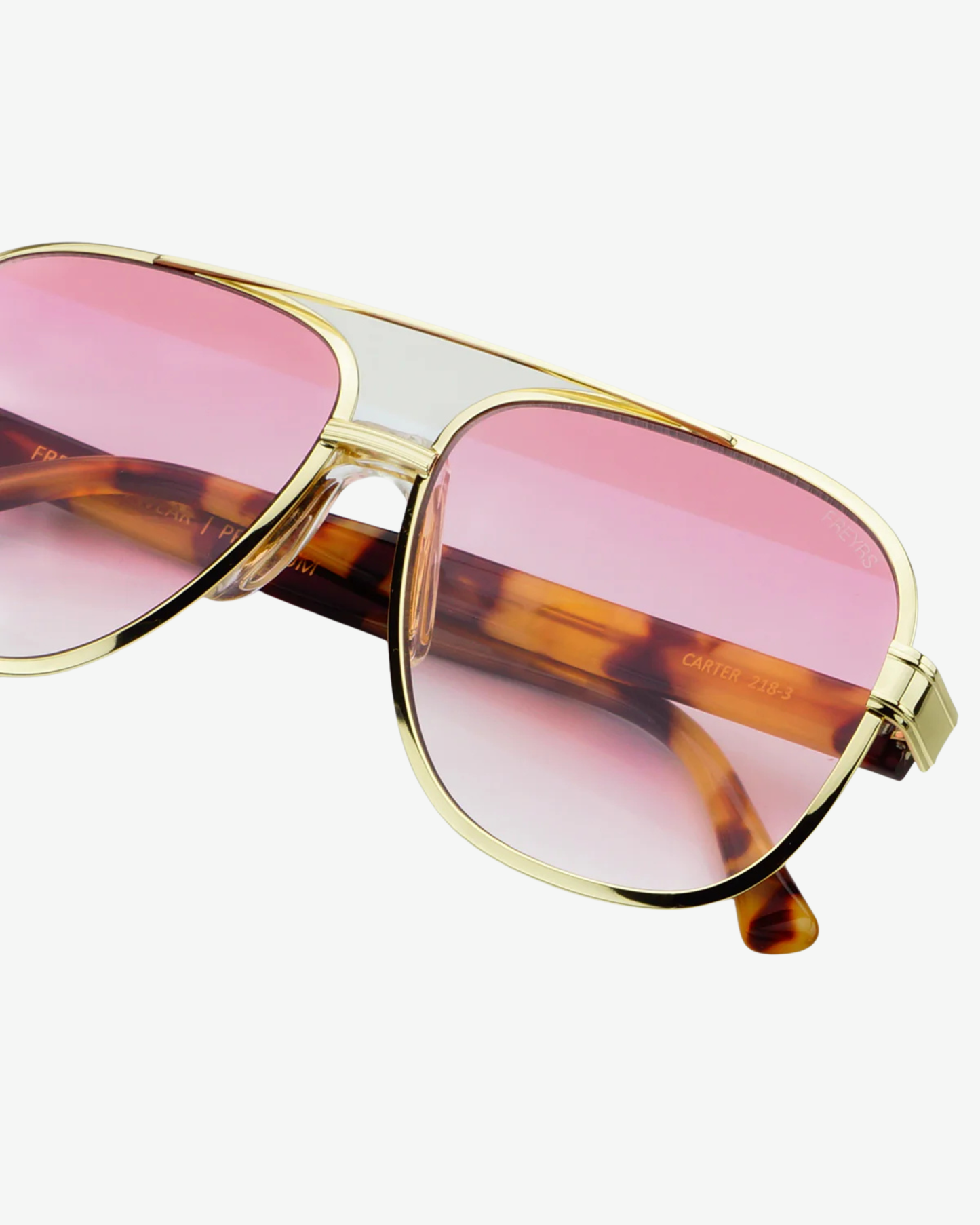 Freyrs Carter Rose Aviator Sunglasses