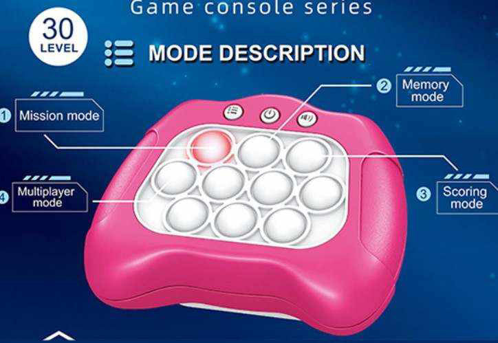 Handheld Memory Pop It Game