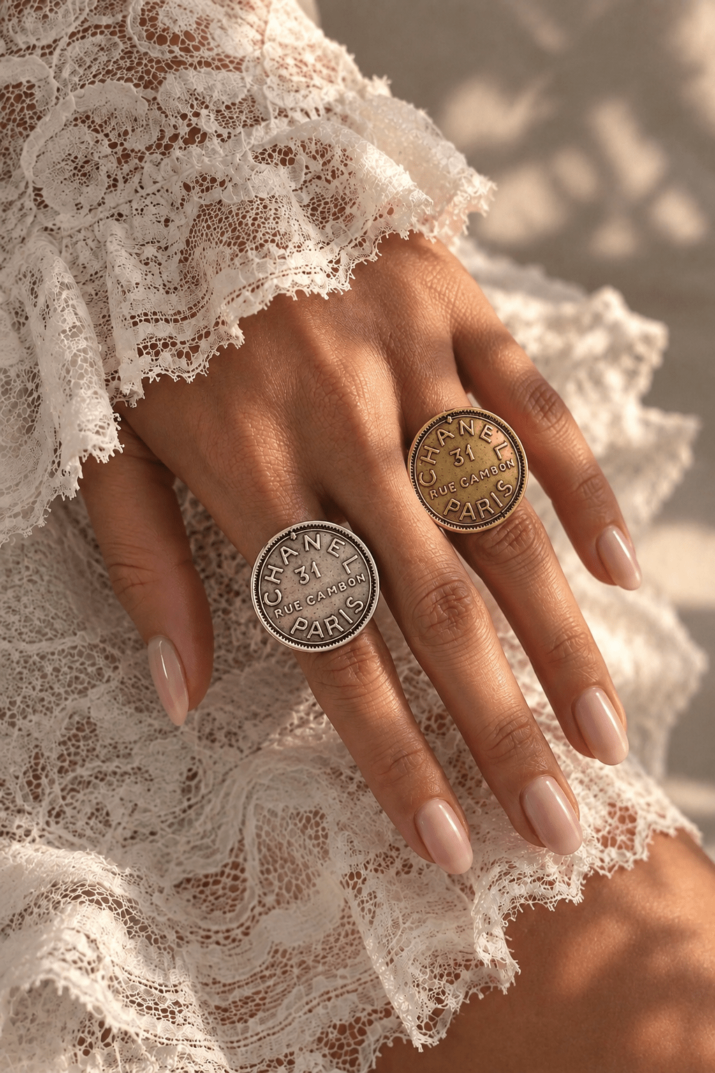 Yochi Coin Ring - Freckled Poppy