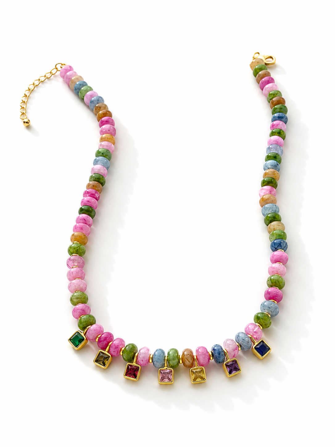 Gemelli Marissa Multi Colored Beaded Necklace