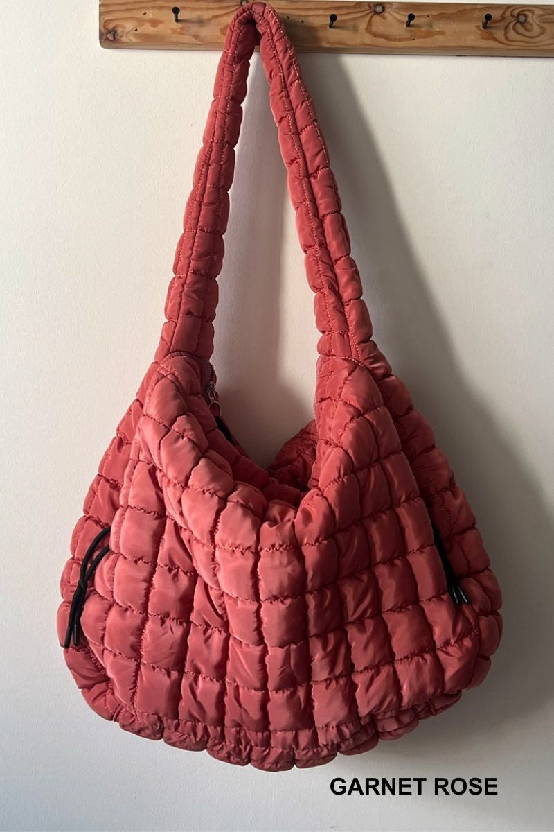 Door Buster! Premium Oversized Quilted Carryall Crossbody Bag