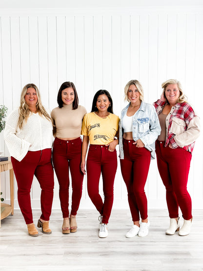 Judy Blue Scarlet Letter High Rise Tummy Control Skinny Jeans