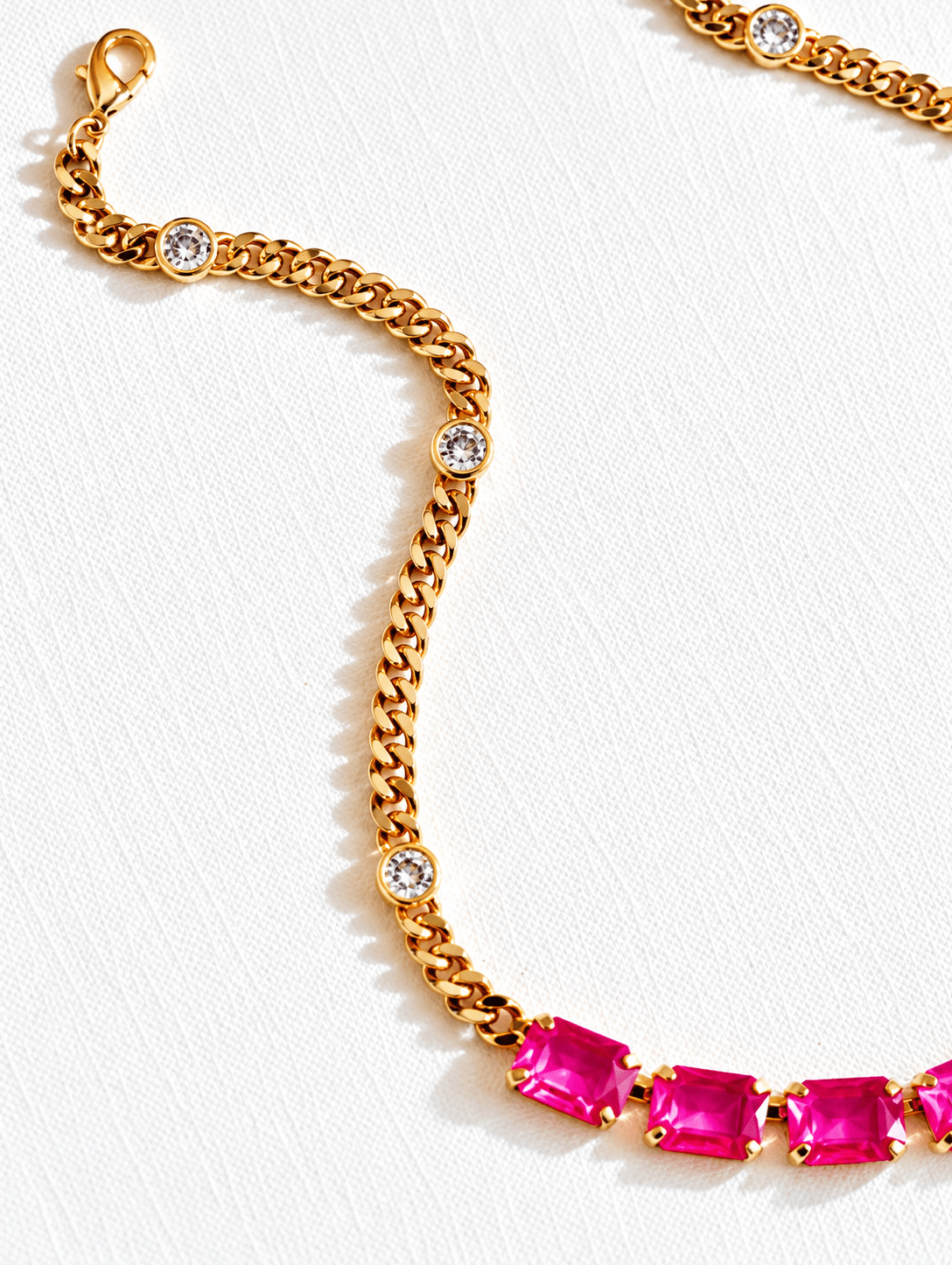 SIENNA by Tova Leilani Necklace In Bright Peony - Freckled Poppy