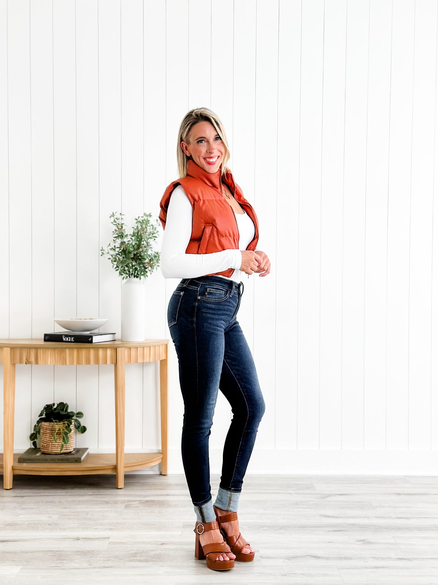 Judy Blue Long Tall Sally Non-Distressed Skinny Jeans (34" INSEAM!)