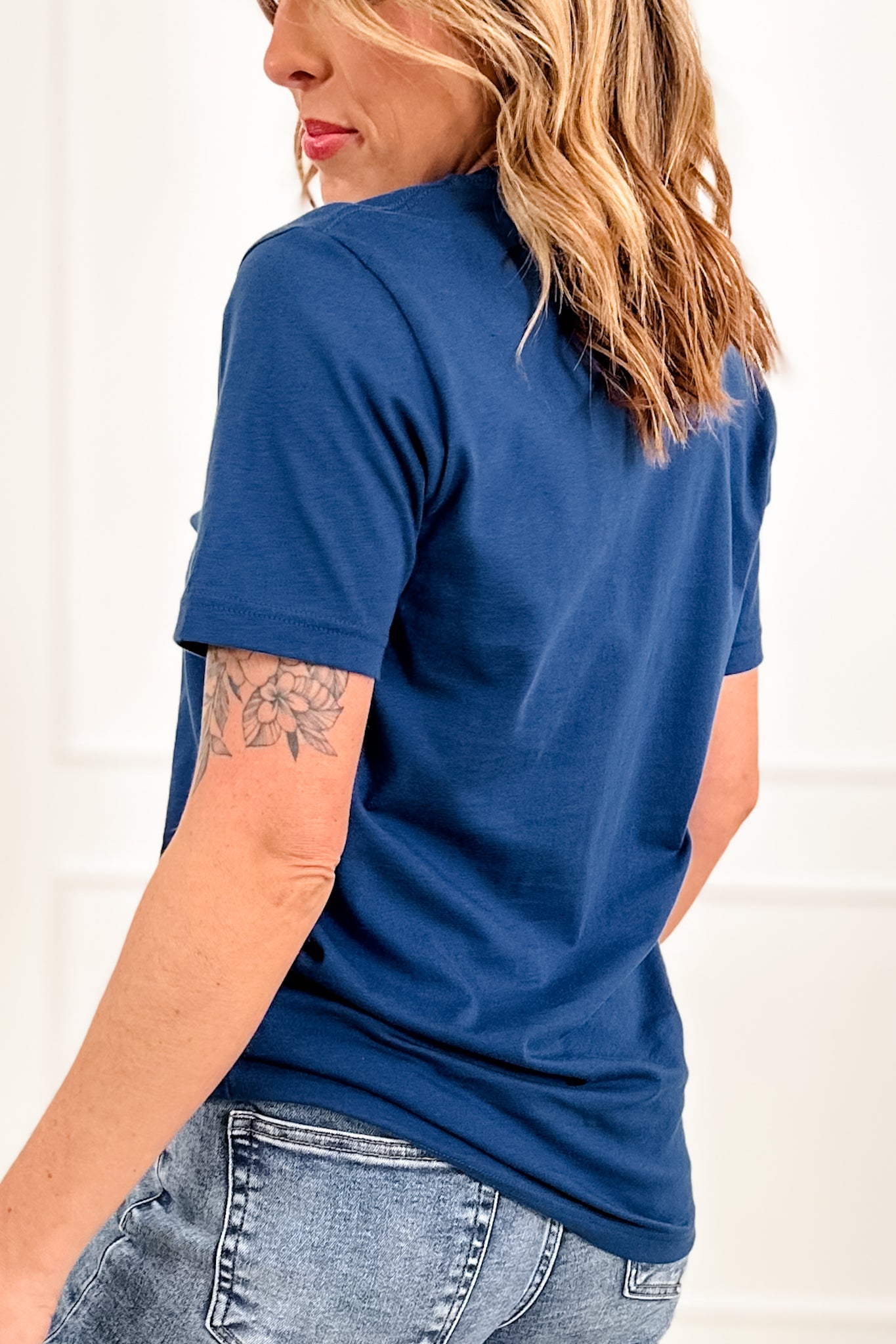 Plus/Reg Short Sleeve Royal Blue "Weekend Hooker" Graphic Tee