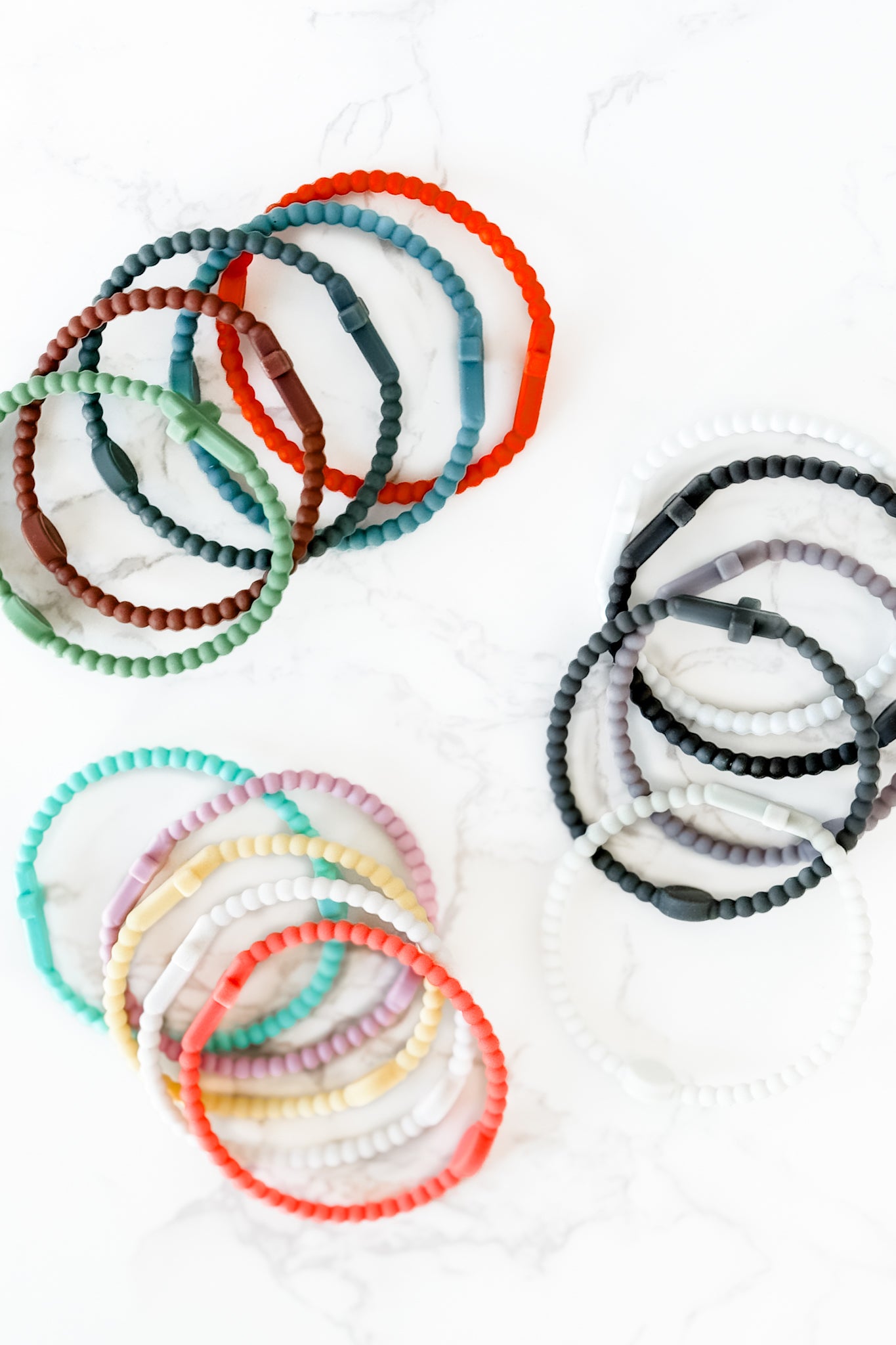 Wristed in Faith 5 Piece Cross Bracelet Set