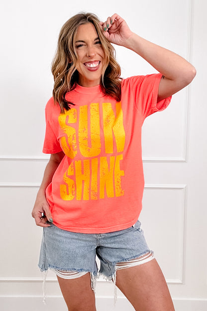 Plus/Reg Short Sleeve "Sunshine" Graphic Tee