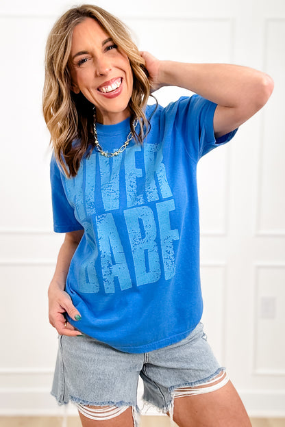 Plus/Reg Short Sleeve "River Babe" Graphic Tee