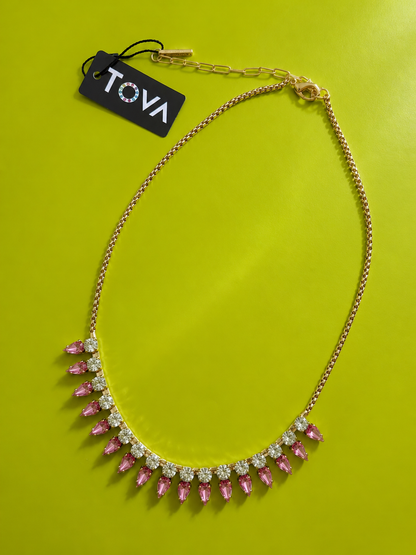 TOVA Starlina Pear Cut Crystal Necklace