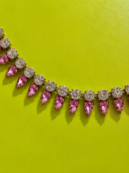 TOVA Starlina Pear Cut Crystal Necklace
