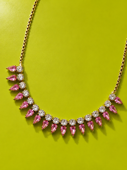 TOVA Starlina Pear Cut Crystal Necklace