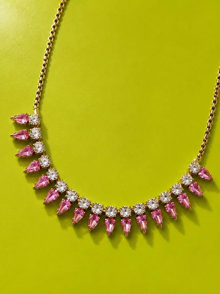 TOVA Starlina Pear Cut Crystal Necklace