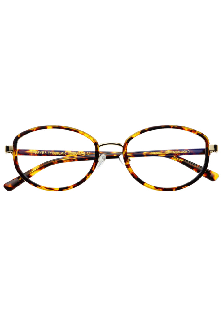 Freyrs Jordan Blue Light Readers Reading Oval Eyeglasses
