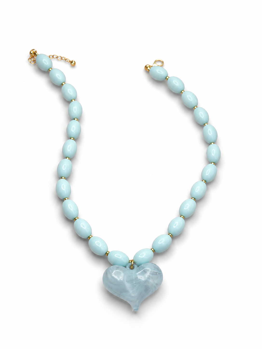 Gemelli Light Blue Roxie Necklace