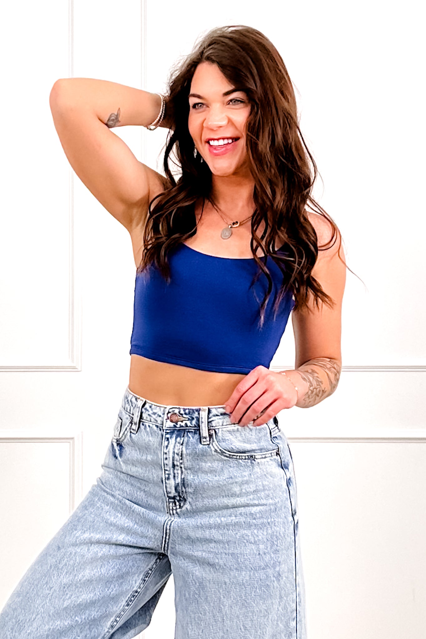 Door Buster! Zenana Double Layered Spaghetti Bra Cami