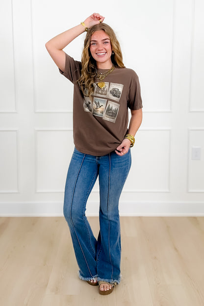 Plus/Reg Short Sleeve Duck Hunting Stamps Graphic Tee