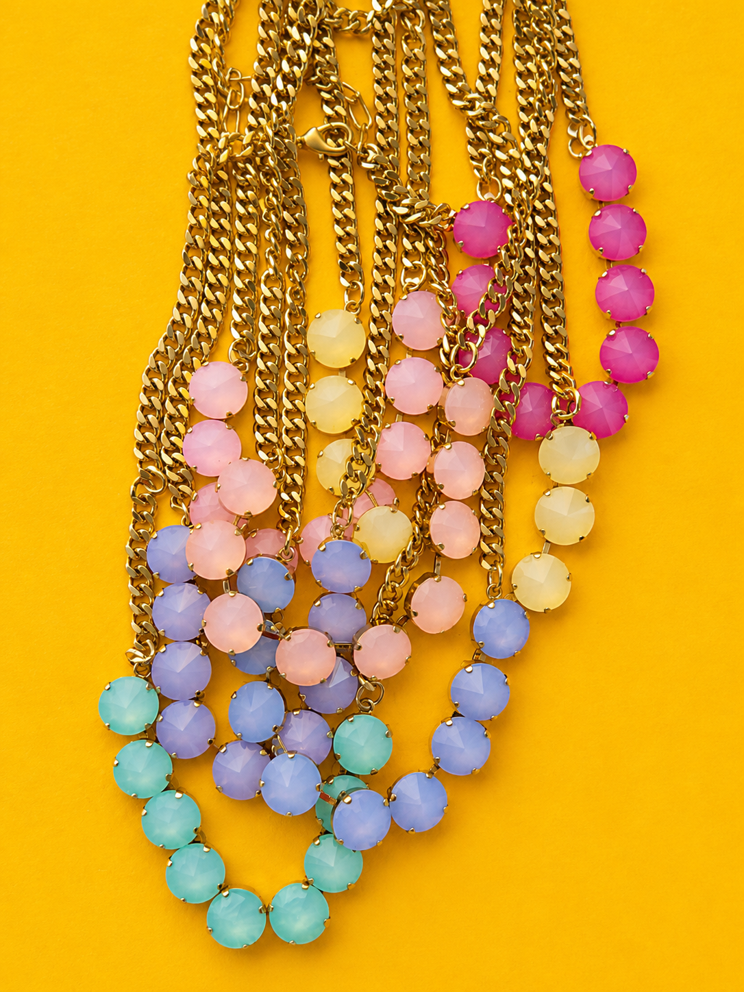 TOVA Mini Sofia Gold Plated Opal Necklace